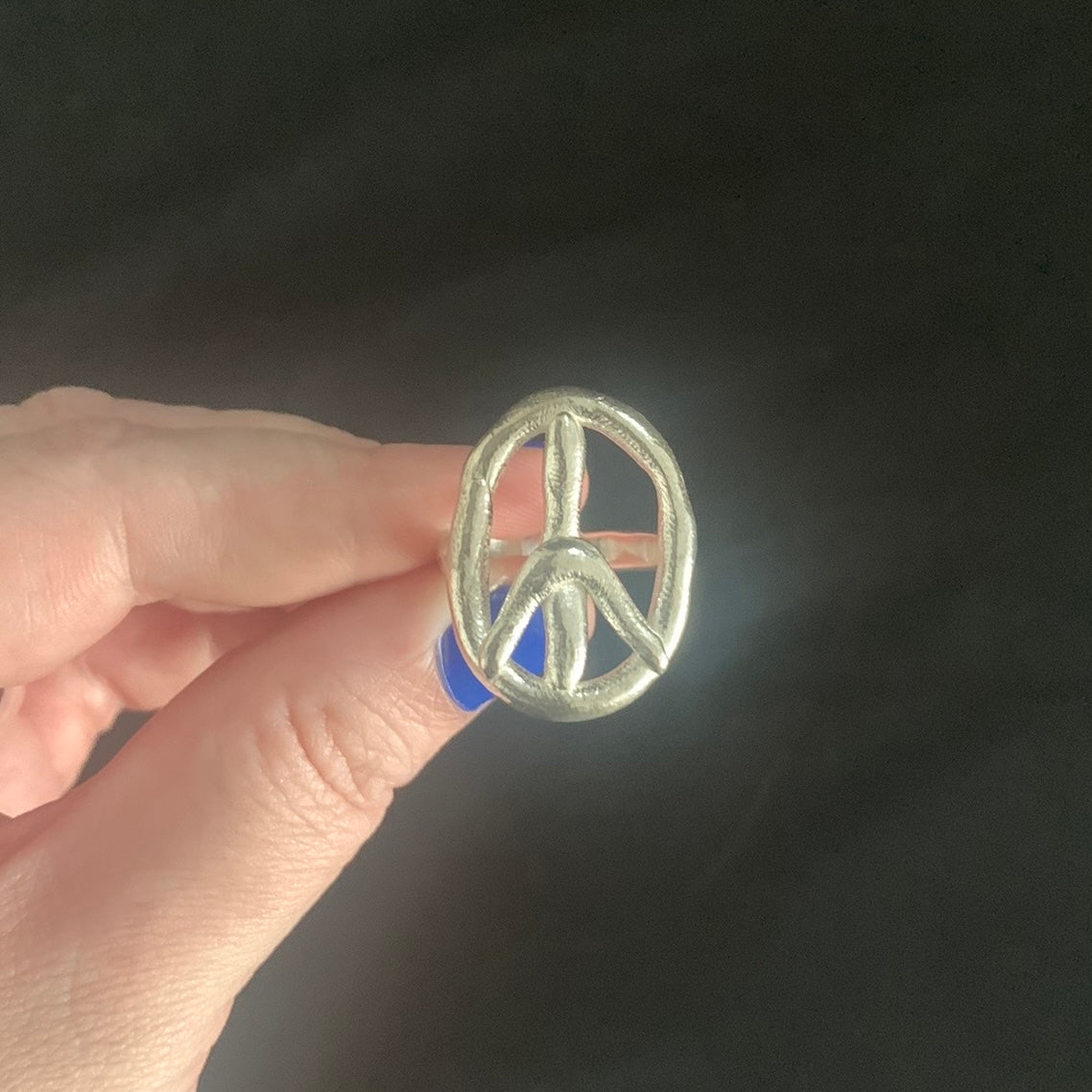 Peace sign Ring
