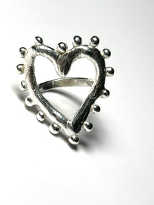 Large CUSTOM heart ring