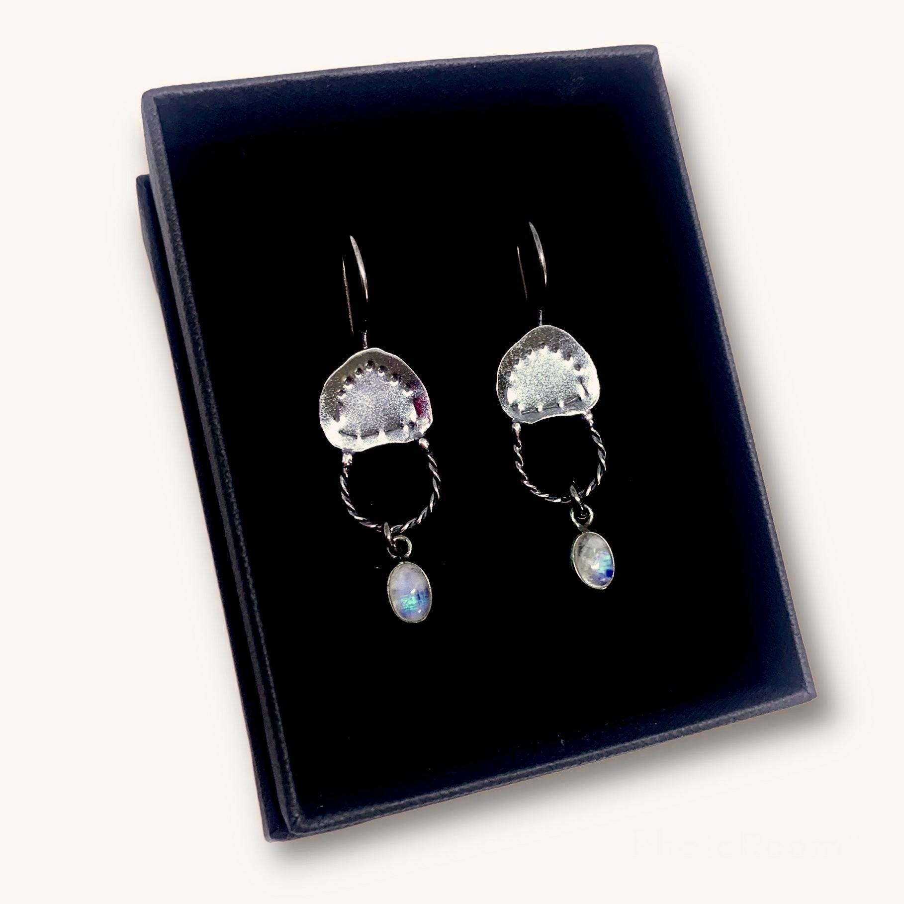 Moonstone earrings 1