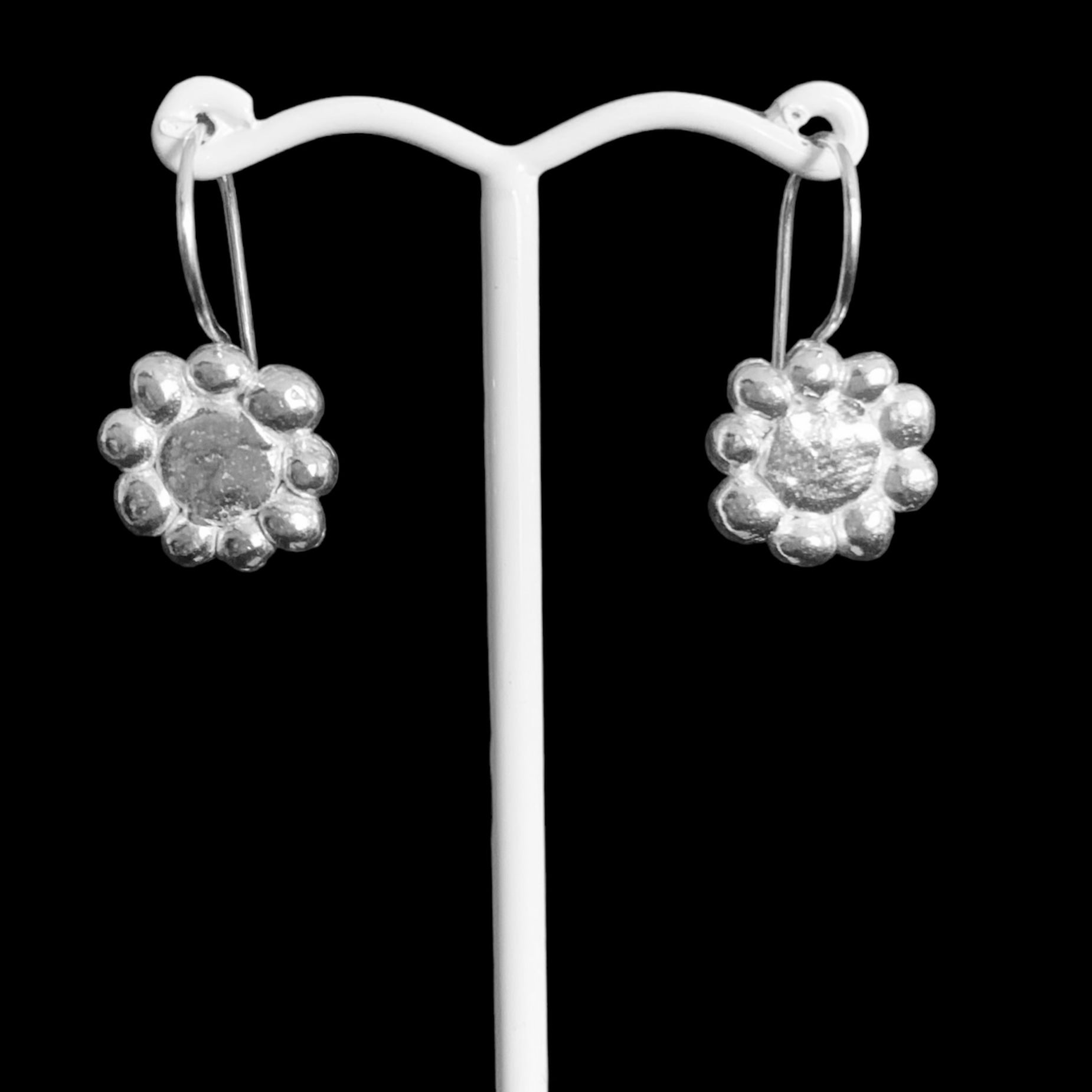 Ancient Daisy hook earrings
