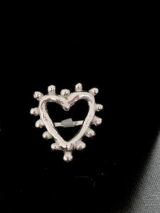 CUSTOM heart ring
