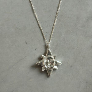 Star Face Pendant necklace