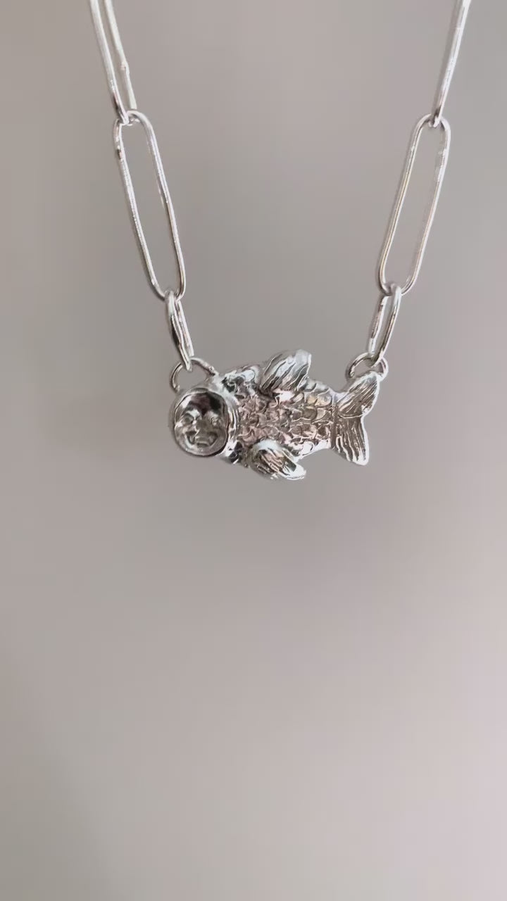 CUSTOM fish necklace
