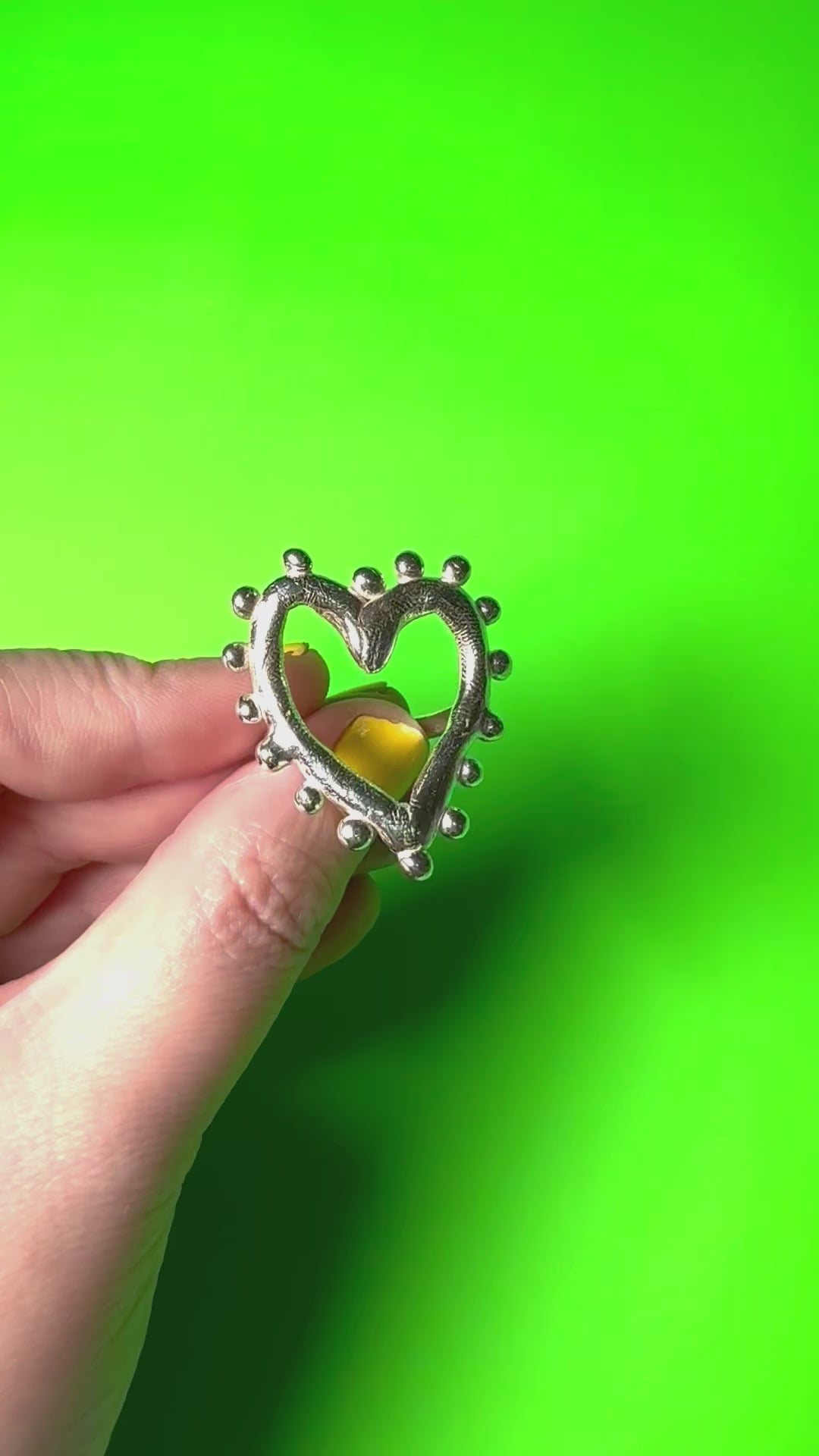 Large CUSTOM heart ring
