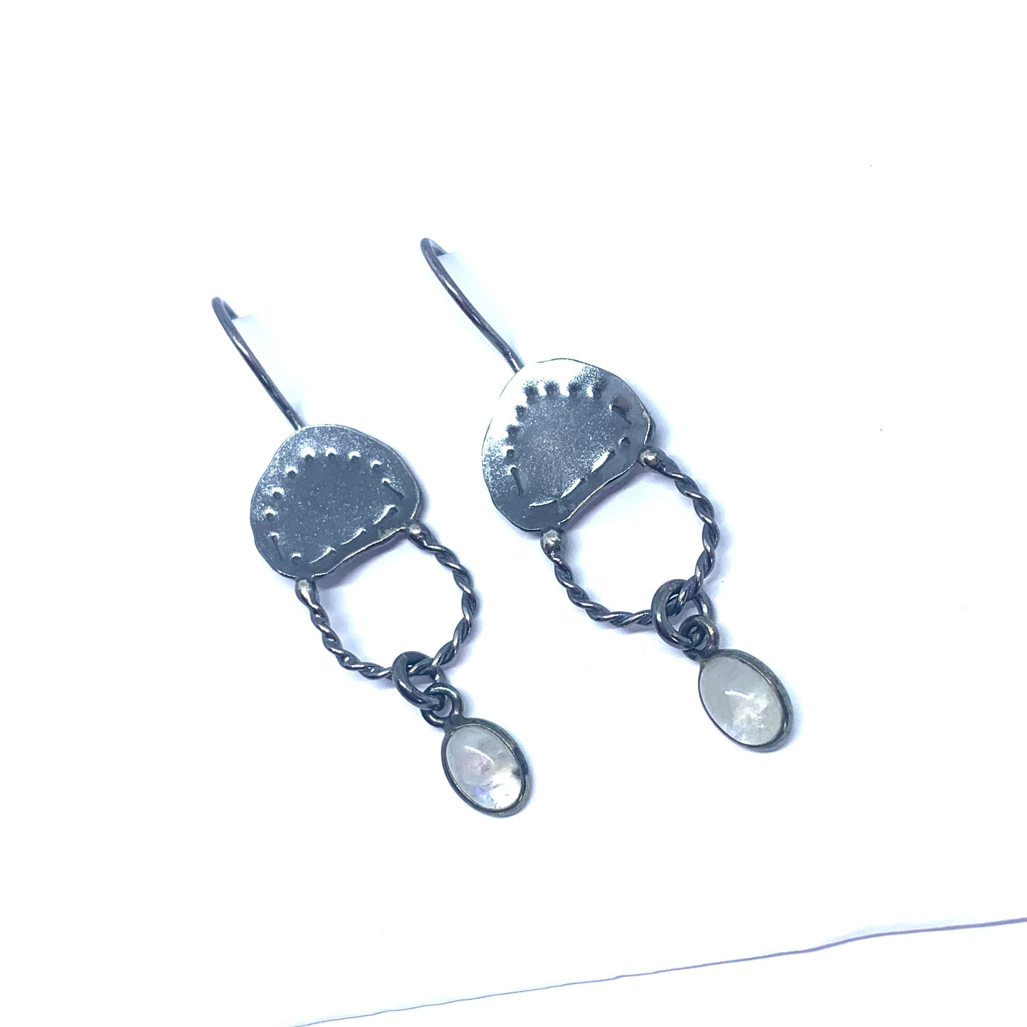 Moonstone earrings 1