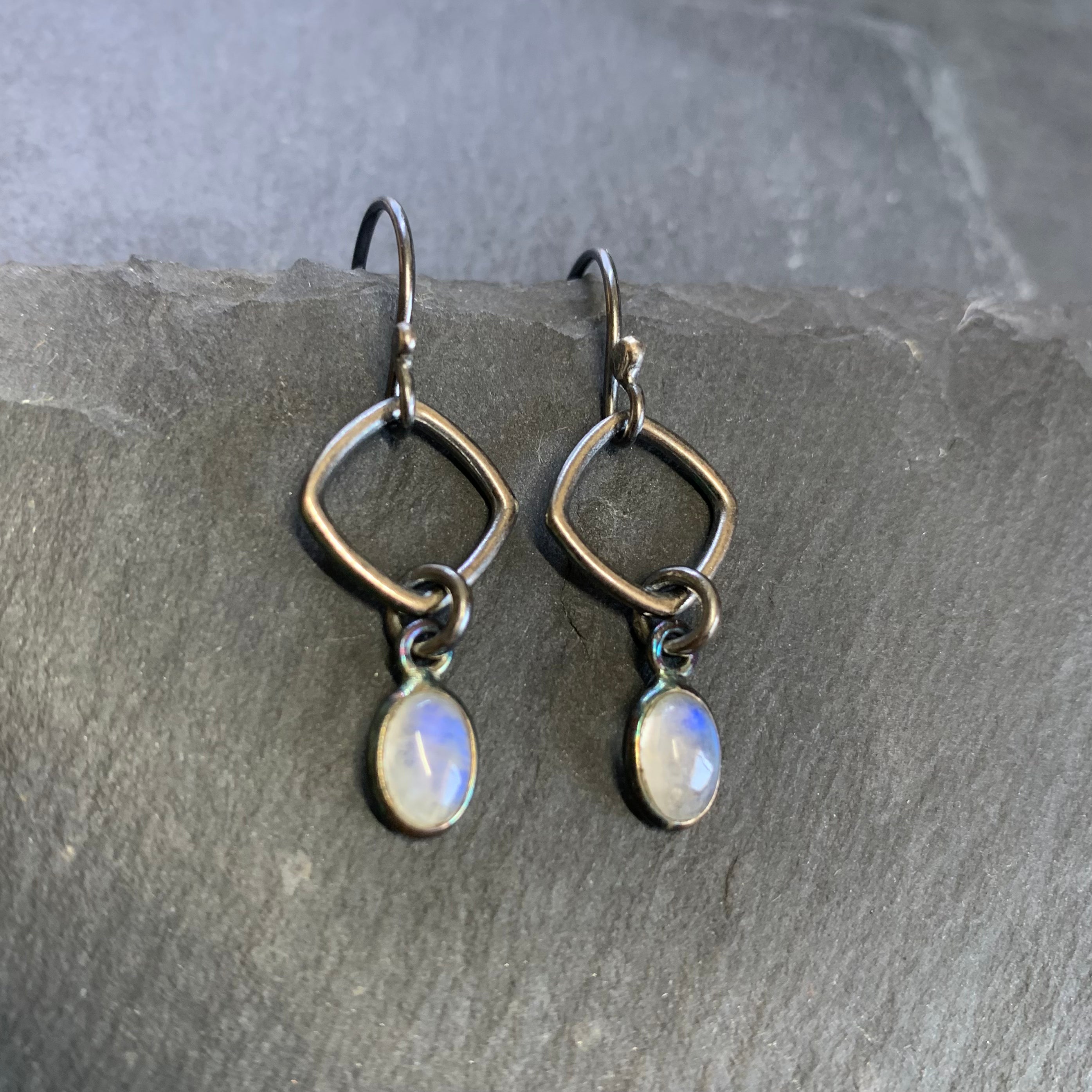 Moonstone earrings 2